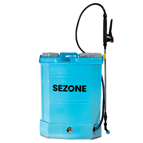 Elektryczny plecakowy opryskiwacz 16l - Zestaw 4 dysze + lanca